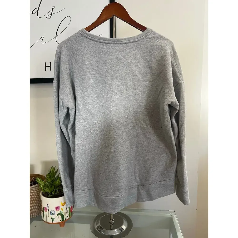 Athleta Grey Hi-Lo Sweatshirt – Size Medium